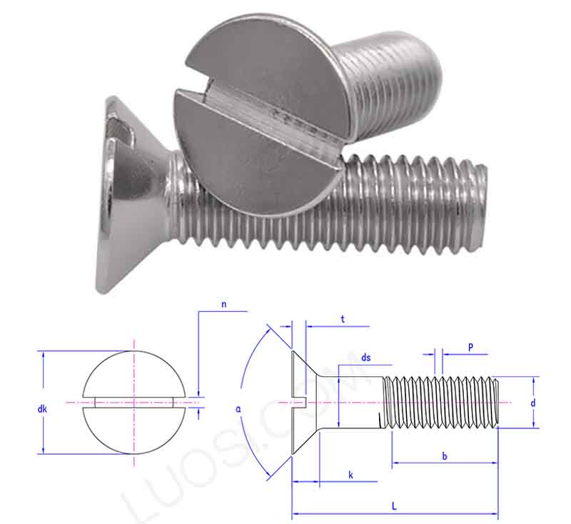 rough slotted flat head bolt rough slotted flat head bolt