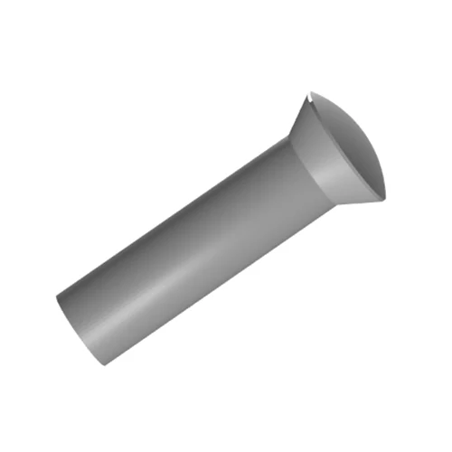 Yükseltilmiş Countersunk Head Rivets Siyah